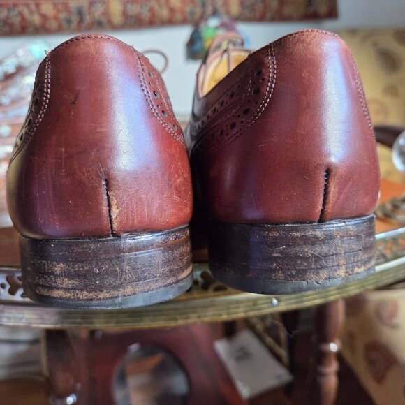 Bally Men’s Wingtips Oxford leather shoes - Picture 6 of 12